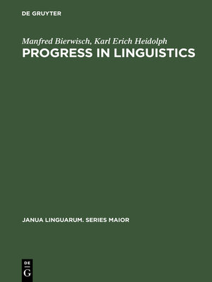 cover image of Progress in Linguistics